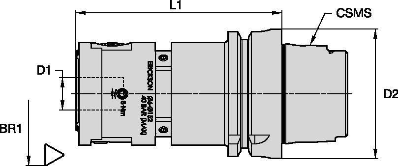 eBore™ • Universal • Głowica • HSK63A