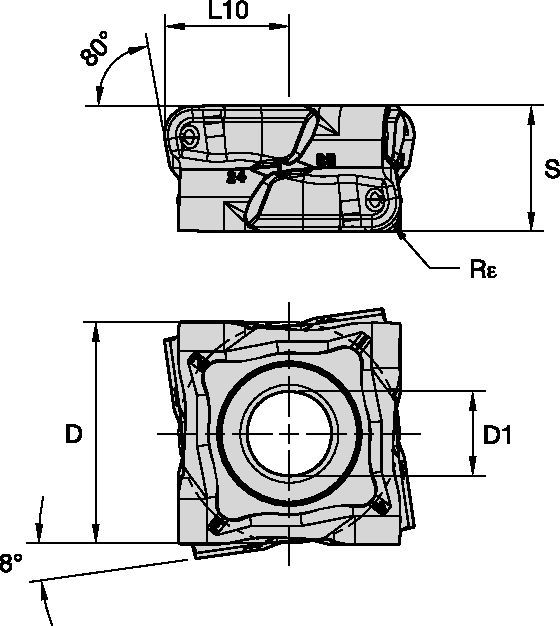 FIX8™ • Negative Insert • CNUX-RN