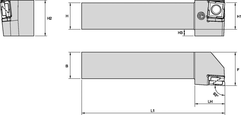 Heavy-Duty Turning • Square Shank