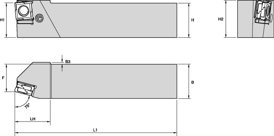 Heavy-Duty Turning • Square Shank