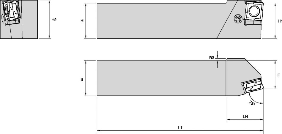 Heavy-Duty Turning • Square Shank