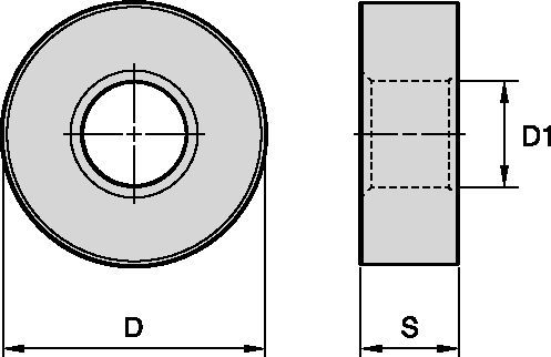 Kenloc™ RNGA ISO/ANSI Turning Insert 6770711 - Kennametal