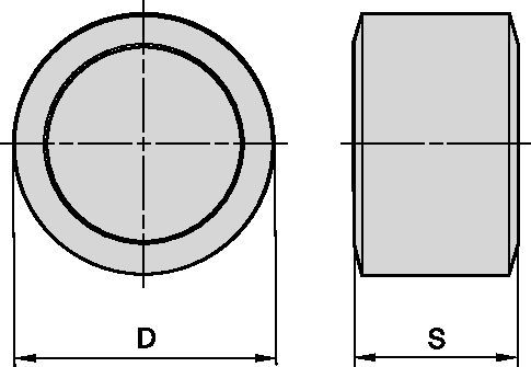 ISO-Wendeschneidplatte • Negative R-Ausführung