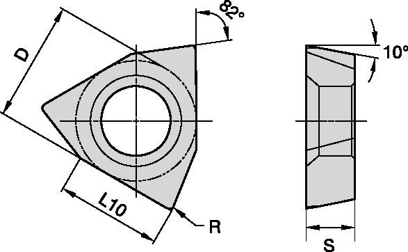 ebore™ Universal • Bohrstange • Schwermetall • Wendeschneidplatte