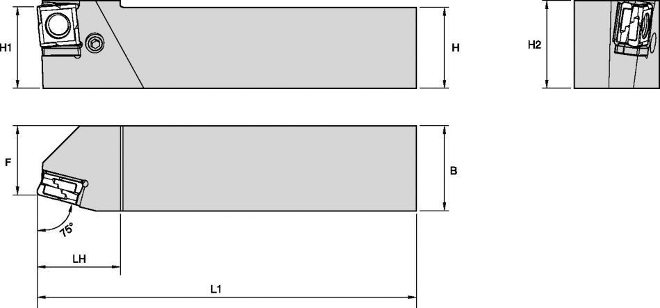 Heavy-Duty Turning • Square Shank