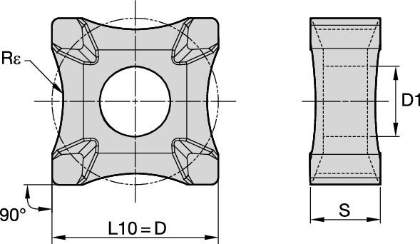 Scarfing SNMX1907R45 ISO/Ansi Turning Insert 6652438 - Widia