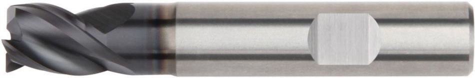 KenCut™ KS • F3AU • Radiused • 3 Flutes • Weldon® Shank • Metric