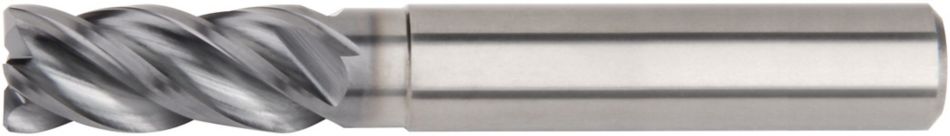 HARVI™ I • Chamfered • 4 Flutes • Necked • Plain Shank • Metric