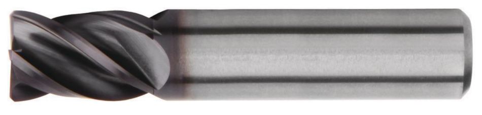 GOmill™ • Chamfered • 4 Flutes • Plain Shank • Metric