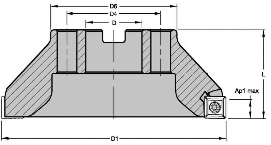 Корпуса фрез M690 • SD1204..