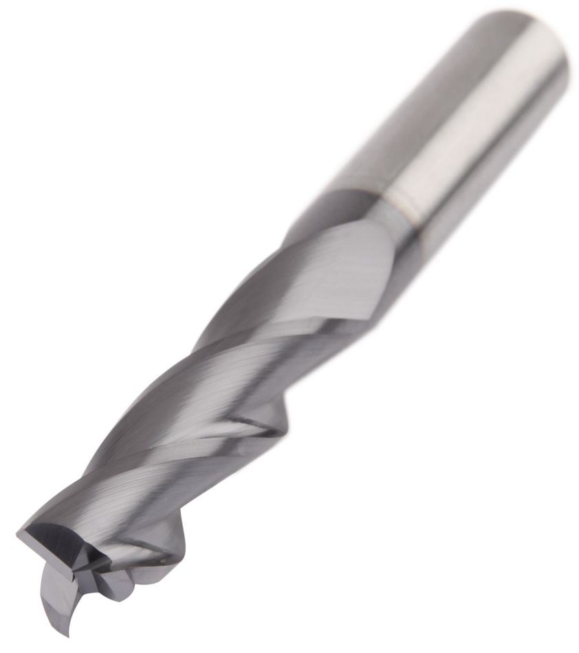 GOmill™ GP • Chamfered • 3 Flutes • Plain Shank • Metric