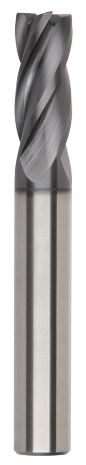 GOmill™ GP • Chamfered • 4 Flutes • Plain Shank • Metric