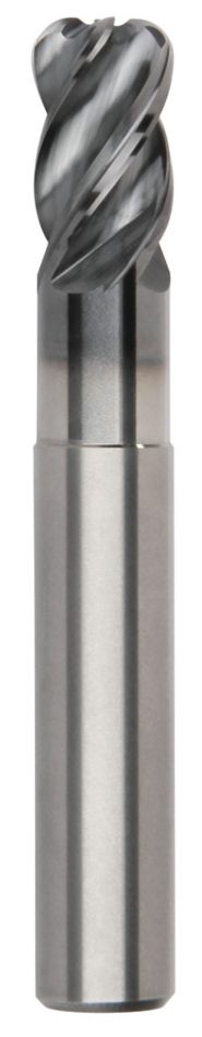 HARVI™ I • Radiused • 4 Flutes • Necked • Plain Shank • Metric