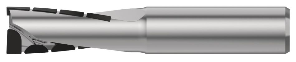 KenCut™ AQ • ALCR • Radiused • 2 Flutes • 2 x D • Internal Coolant • Plain Shank • Inch