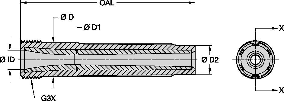 High-performance wide entry long venturi nozzles