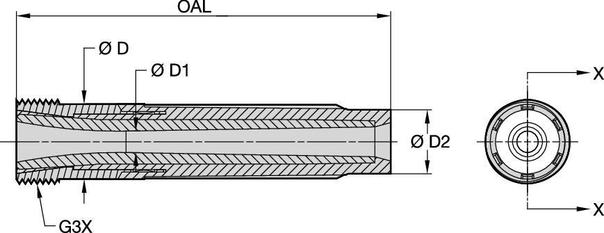 High-performance wide entry long venturi nozzles