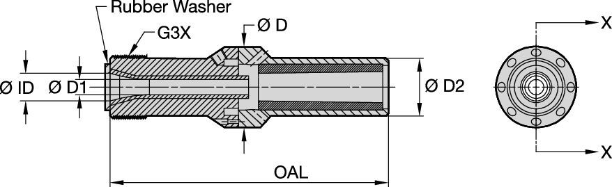 WIN 50mm Series - BP200 Blast Nozzles • Wet Blast Nozzles • BP200 SiAlON