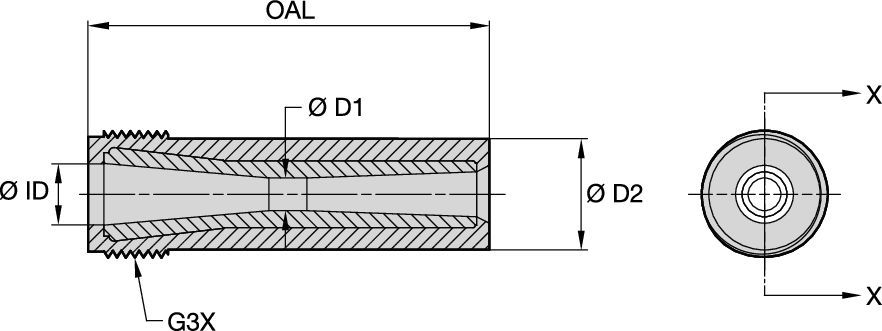 Peak nozzle production performance is maintained for longer periods with optimum consumption of air and abrasive