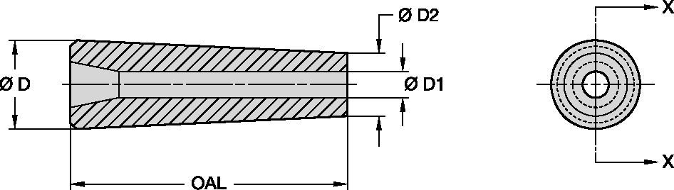 Applications using aggressive abrasive like aluminum oxide and silicon carbide