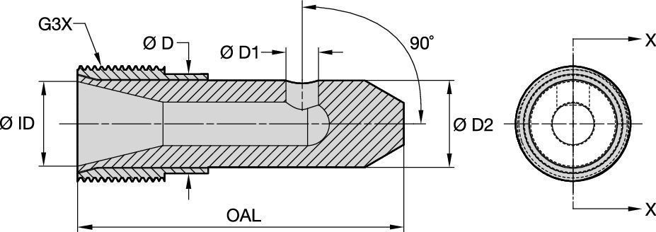 Excellent for getting inside tight places like bridge lattice, behind flanges or inside pipe