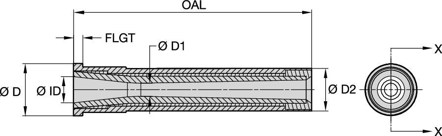 Increased production over a standard venturi by eliminating restriction and turbulence upstream