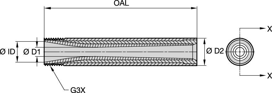 Increased production over a standard venturi by eliminating restriction and turbulence upstream