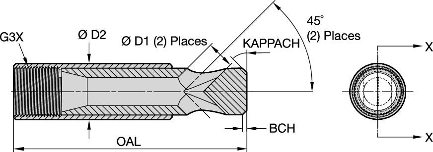 T144 Series Blast Nozzles • Angle Nozzles • Tungsten Carbide