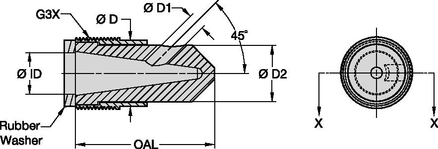 Excellent for getting inside tight places like bridge lattice, behind flanges or inside pipe