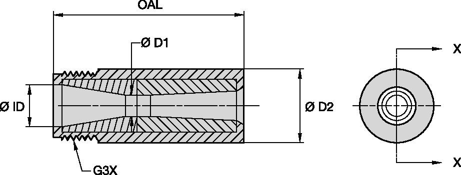 Most effective on jobs where the nozzles are held close to the surface being blasted