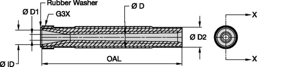 Increased abrasive particle velocity, resulting in improved production rates and efficiencies