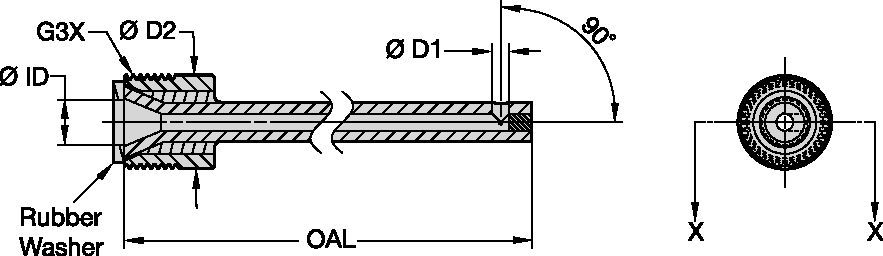 Hozzle Nozzle 90 Blast Nozzles • Angle Nozzles • Tungsten Carbide