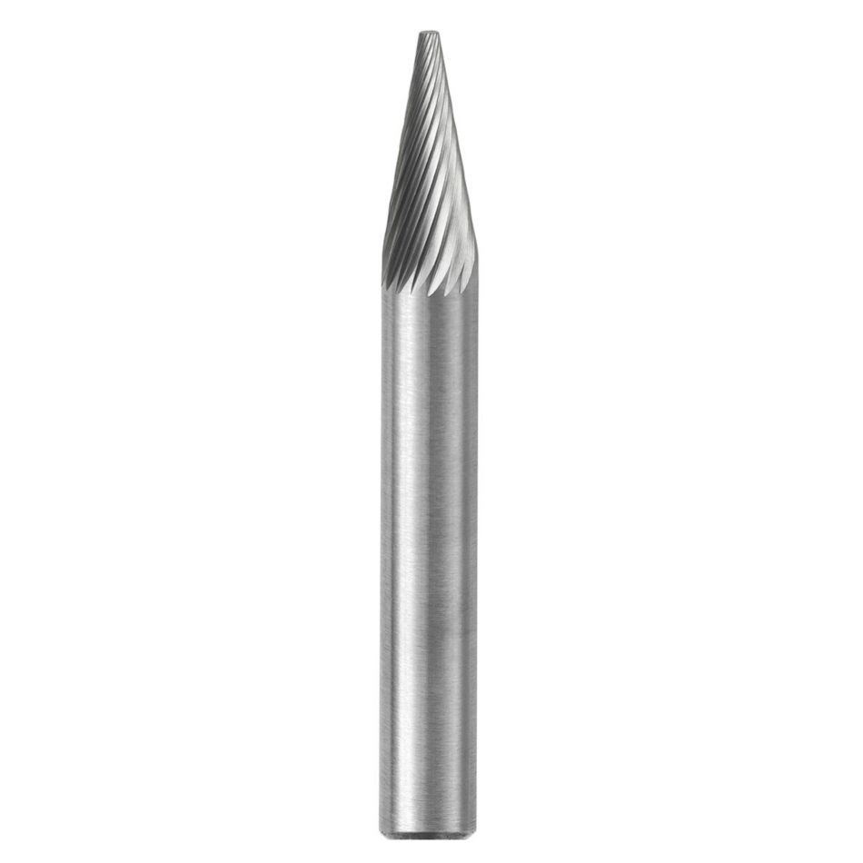 Series SM-M Pointed Cone • Single-Cut Burs • Metric