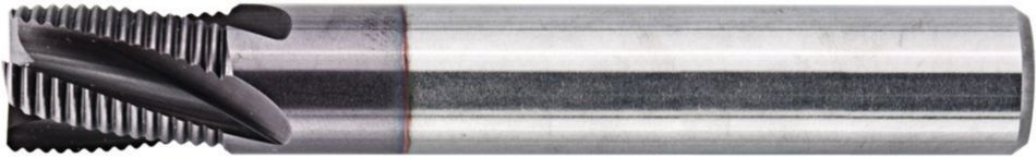 Solid Carbide End Mill for Roughing of Steels, Stainless Steel, Cast Iron