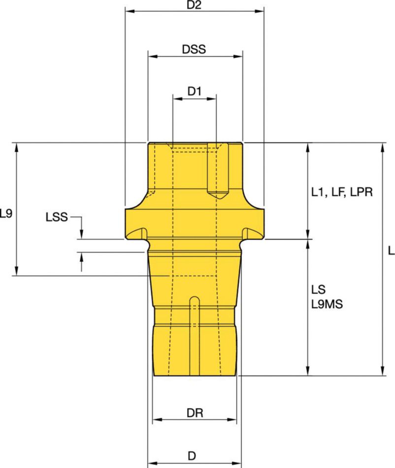 KPF303RX Sleeve Road Rehabilitation - 3843791 - Kennametal