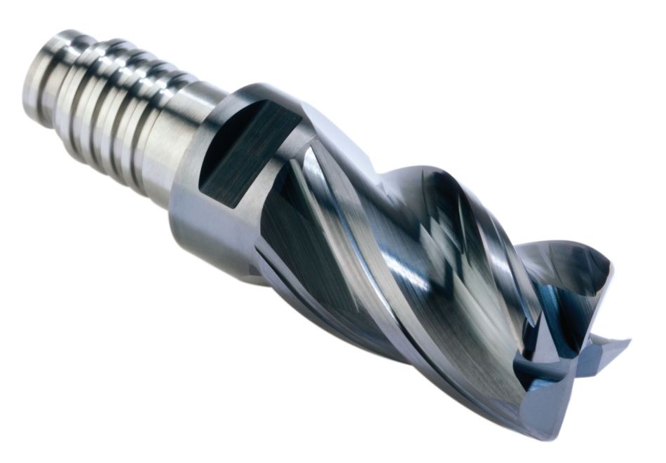 HARVI™ I TE Four Flute Modular End Mill for Roughing and Finishing Covering the Broadest Range of Applications and Materials