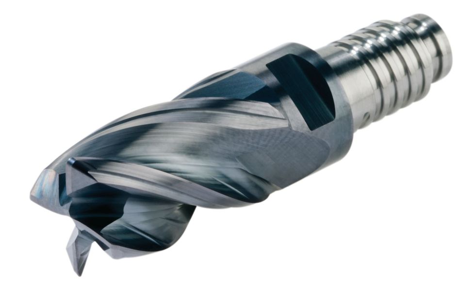 HARVI™ I TE Four Flute End Mill for Roughing and Finishing Covering the Broadest Range of Applications and Materials