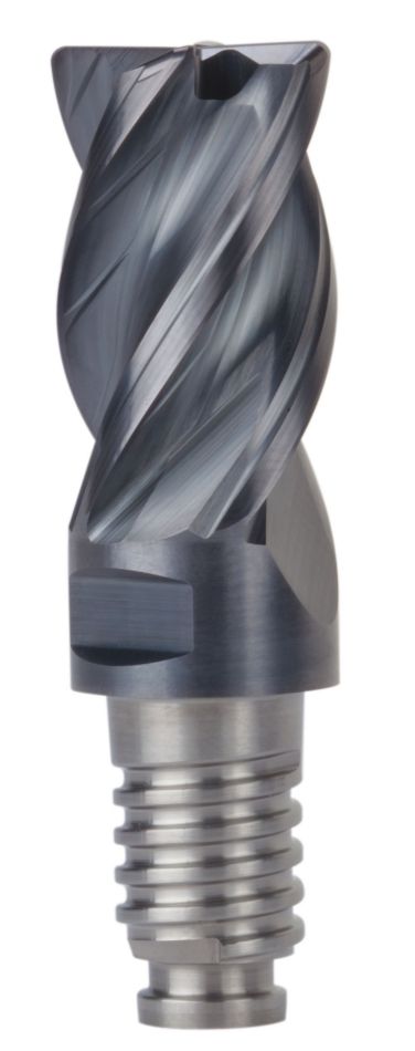 HARVI™ I TE Four Flute End Mill for Roughing and Finishing Covering the Broadest Range of Applications and Materials