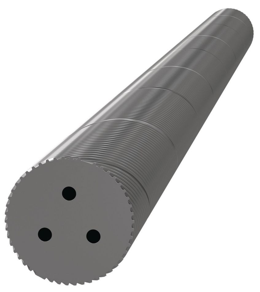 Helical Coolant Hole Rods • As Sintered • Metric