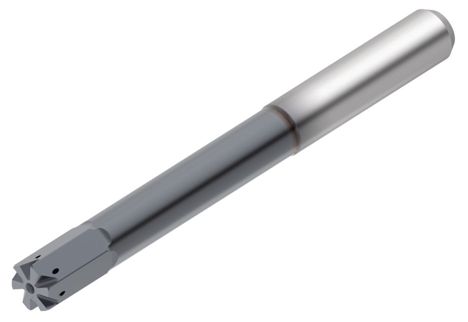 Solid Carbide Reamer for Through Holes in Steel