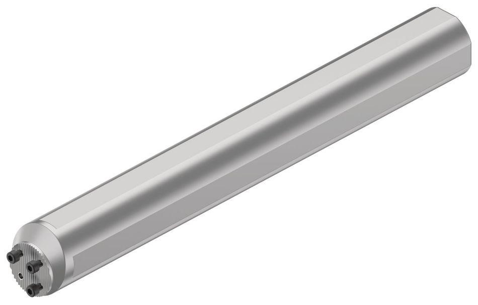 Modular Boring Bar with Serrated Interface