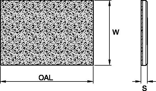 KenCast Wear Plates for general weld-on wear protection with blind holes for locating pins