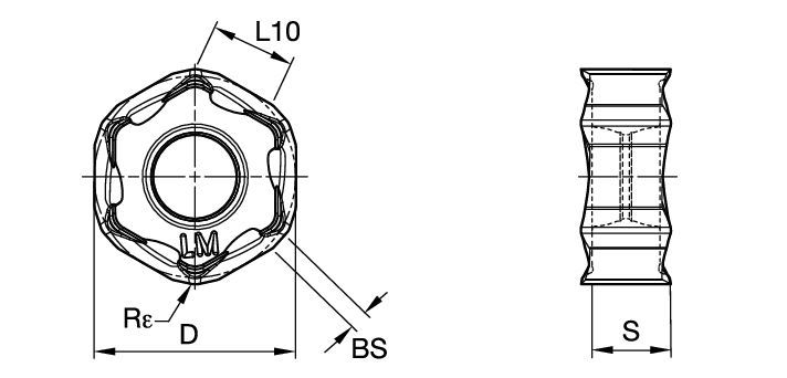 Face milling insert with twelve cutting edges