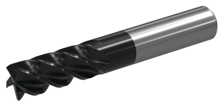 Versatile 5-Flute Solid Carbide End Mill