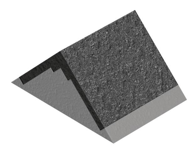 KenCast Tungsten Carbide & Steel Wear Protection • Wedge • 4 Weld Chamfers