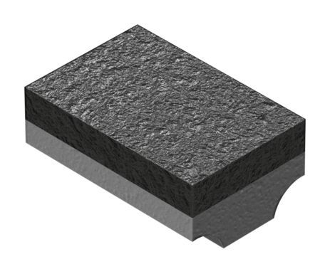 KenCast Tungsten Carbide & Steel Wear Protection • Wear Bar • 2 Radii