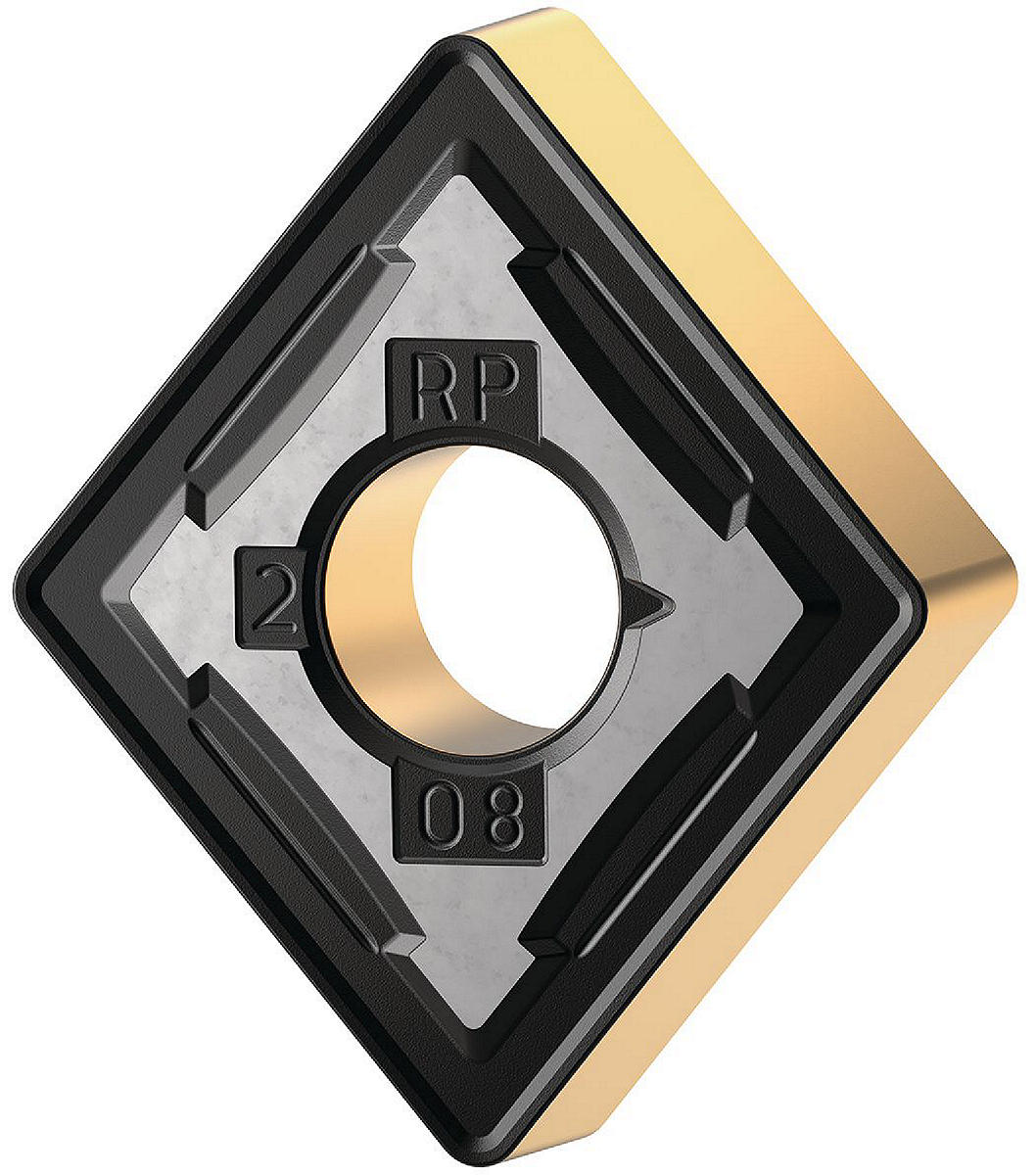 Plaquita de metal duro de torneado ISO • Geometría positiva de desbaste