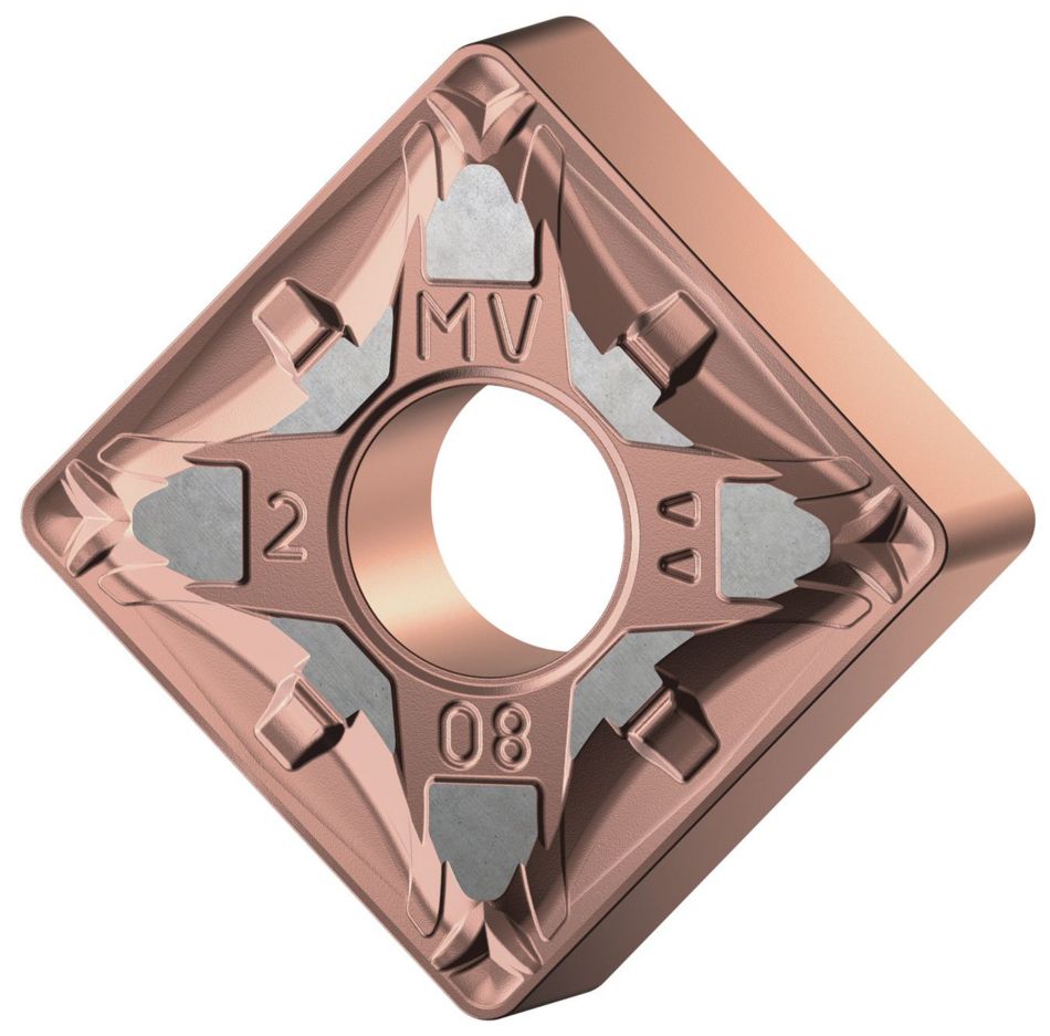 Inserto de metal duro para torneamento ISO • Geometria versátil média