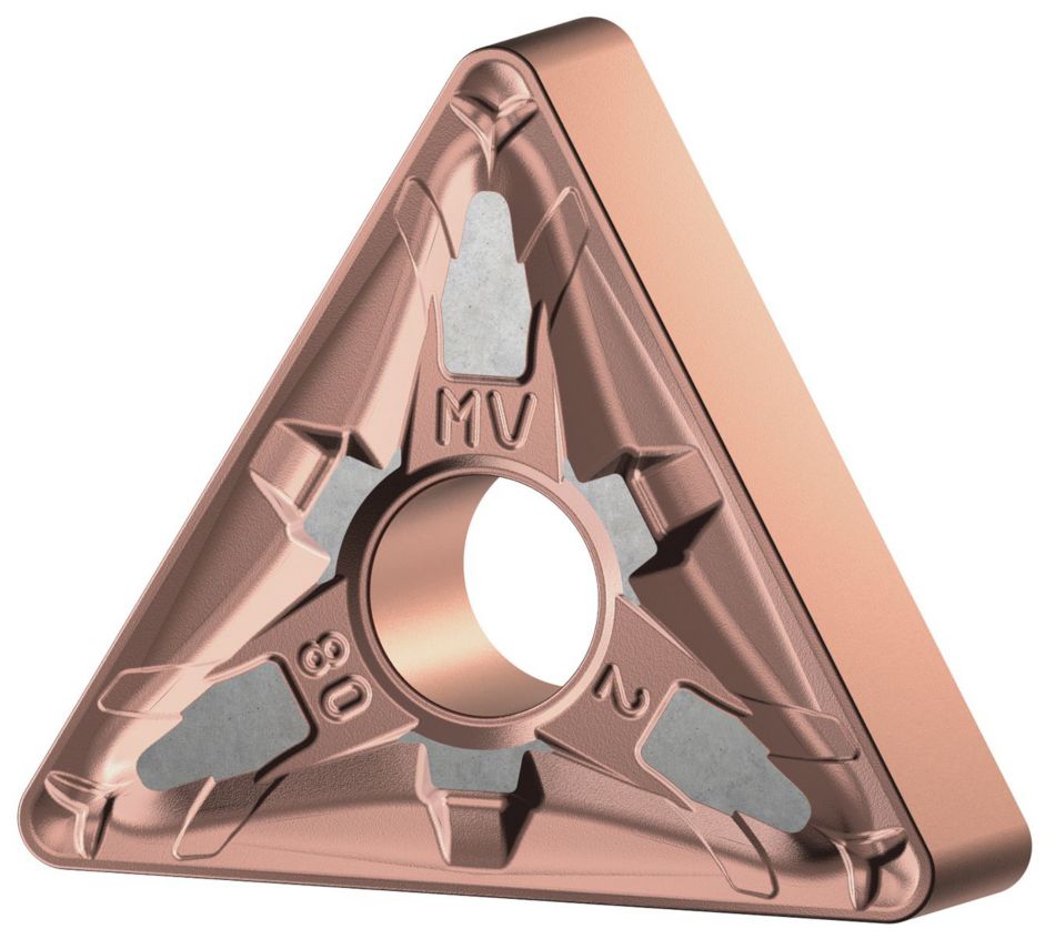 Plaquita de metal duro de torneado ISO • Geometría versátil media