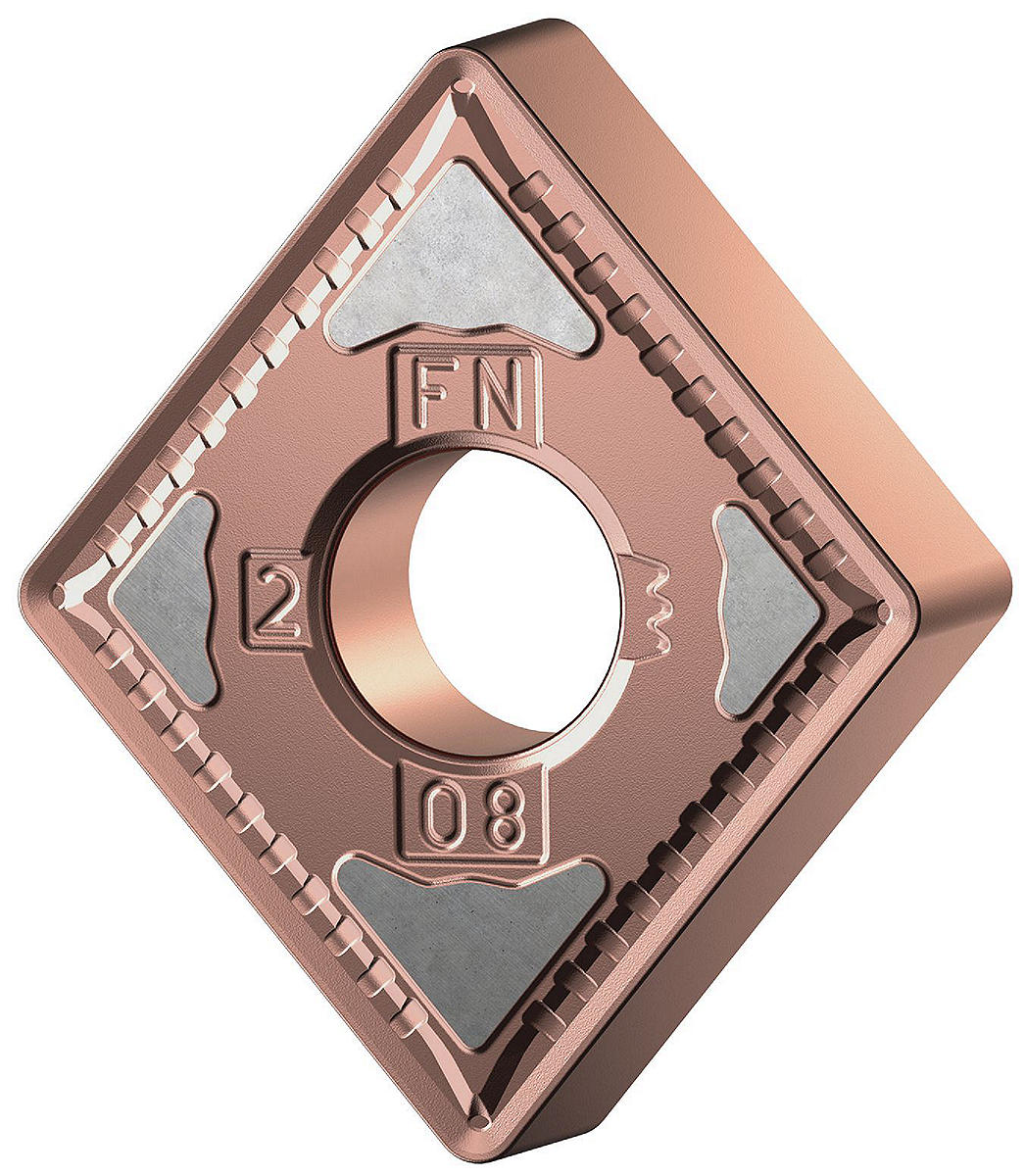 Plaquita de metal duro de torneado ISO • Geometría negativa de acabado