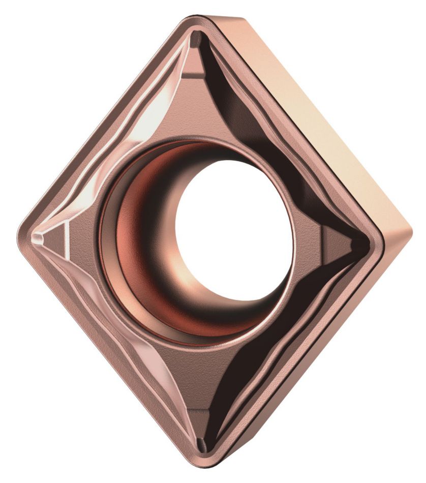 Plaquita de metal duro de torneado ISO • Geometría positiva de acabado